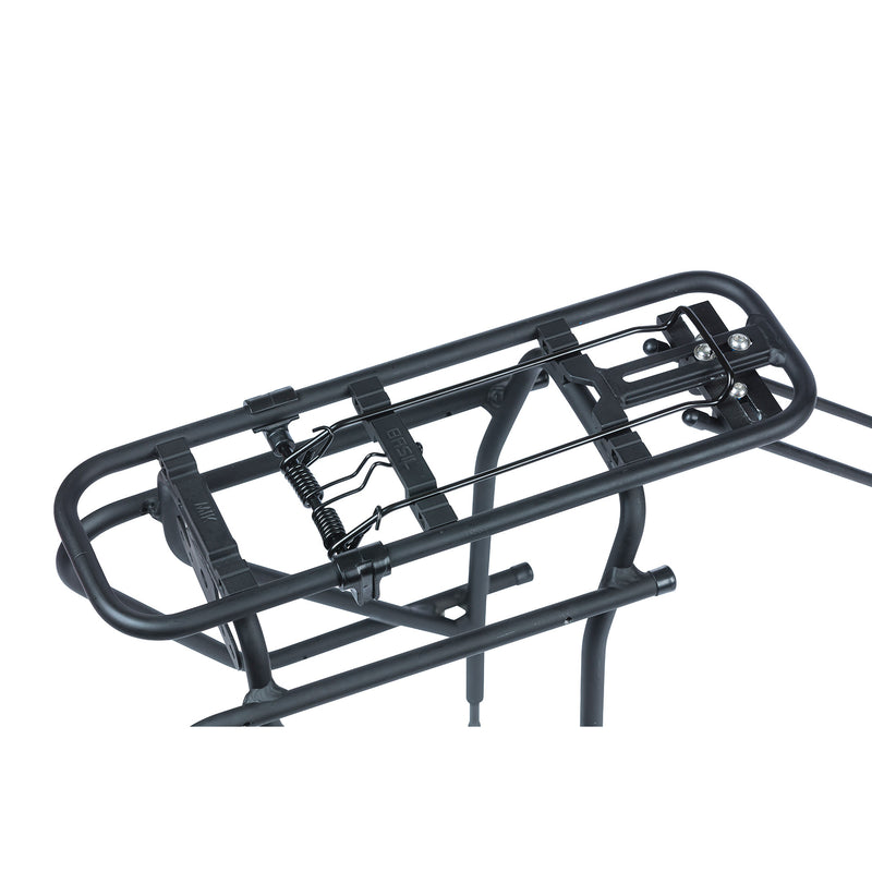 Load image into Gallery viewer, Basil MIK bagagedrager Universal Cargo Carrier (in)Side mat zwart
