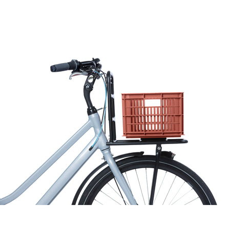 basil bicycle crate s - small - 17.5 liters - red