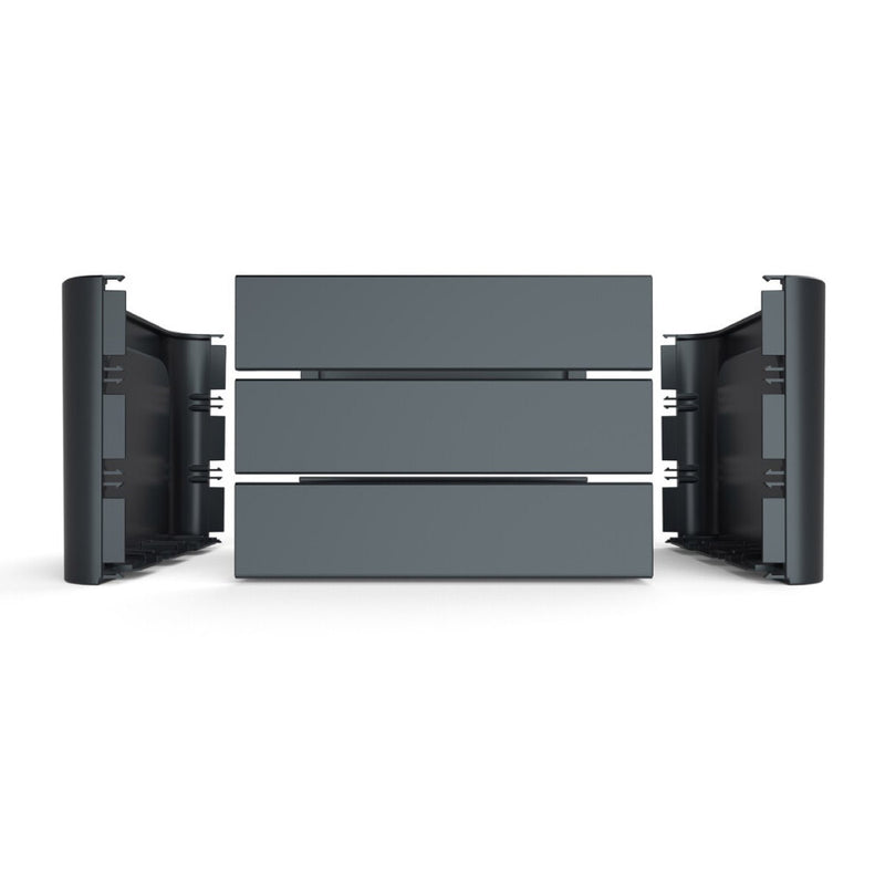 Load image into Gallery viewer, Basil mirage krat klik 'n krat grijs 24l
