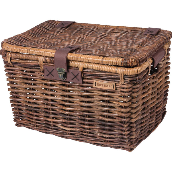 basil denton - bicycle basket - large - brown