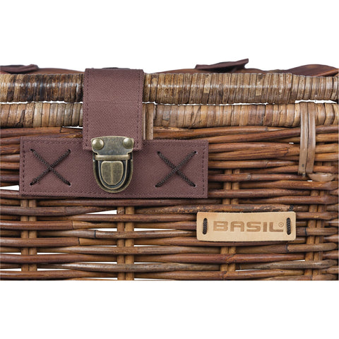 basil denton - bicycle basket - small - brown