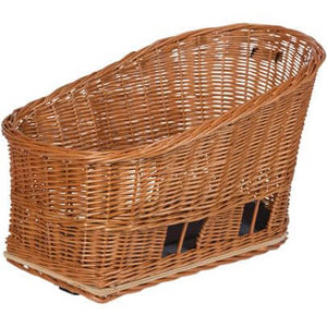 Basil hondenmand pasja mik met kussen 50cm riet bruin
