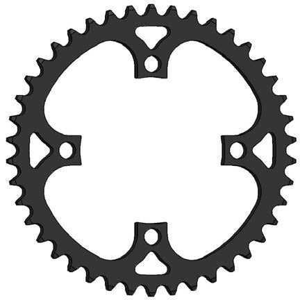 Esjot tandwiel bosch,yamaha, bafang,brose 1 2x3 32 narw 44t