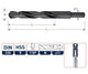 Rotec spiraalboor din338 hss-r 23.0mm afgedraaid