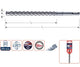 Rotec sds-boor 100 165 6mm 4-snijder