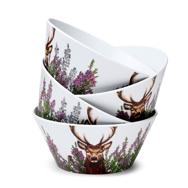 Load image into Gallery viewer, Wild hert set van 4 duurzame rpet picknick kommen
