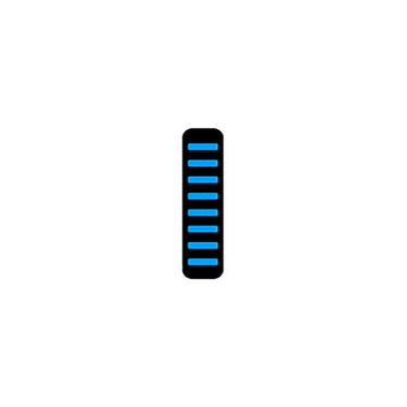 Rrp proguard cable tie - front - sticker - mini - cyan