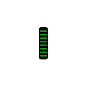 Rrp proguard cable tie - front - sticker - max protection - green