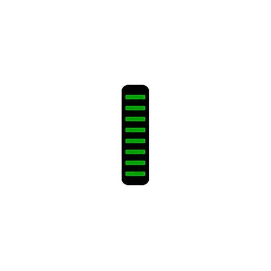 Rrp proguard cable tie - front - sticker - standard - green