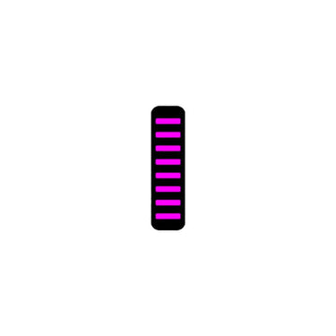Rrp proguard cable tie - front - sticker - mini - magenta