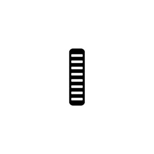 Rrp proguard cable tie - front - sticker - mini - white