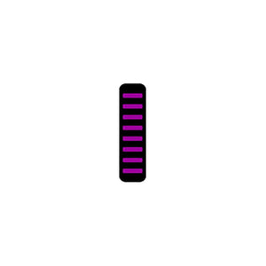 Rrp proguard cable tie - rear - sticker - purple