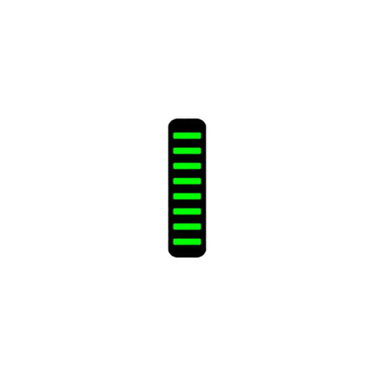 Rrp proguard bolt on v1 - front - sticker - mini - neon green