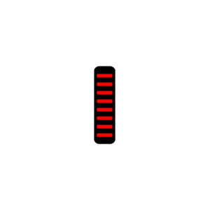 Rrp proguard bolt on v1 - front - sticker - mini - red