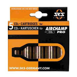 Sks luchtpatronen (5) 16gr. airchamp co2 z draad