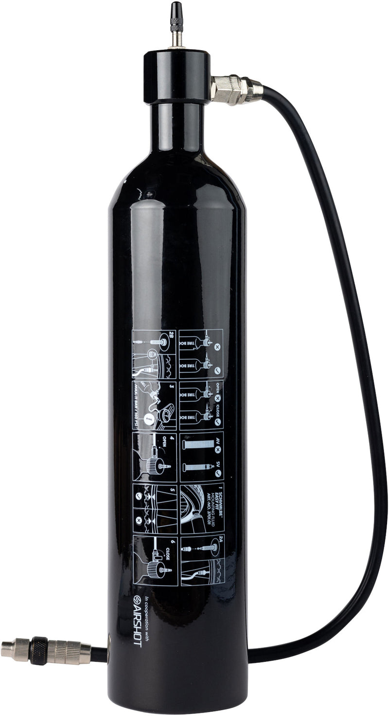 Load image into Gallery viewer, Schwalbe pomp tubeless banden tire booster 11bar fv
