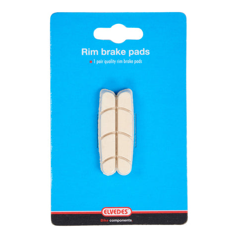 Elvedes rim brake pads (1pair) Road 55mm white camp.6838-CARD