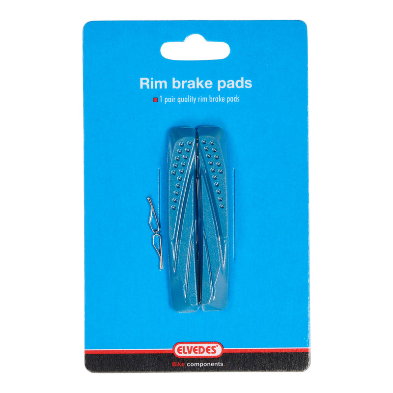 Load image into Gallery viewer, Elvedes remblokrubber v-brake 72mm carbon (1pr)
