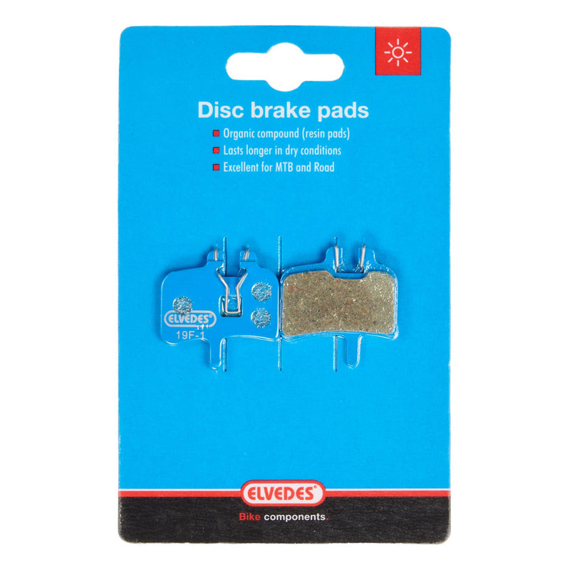 Load image into Gallery viewer, Schijfremblokset Elvedes organisch Hayes HFX-Mag HFX 9 MX1 en Promax hydraulisch (1 paar)
