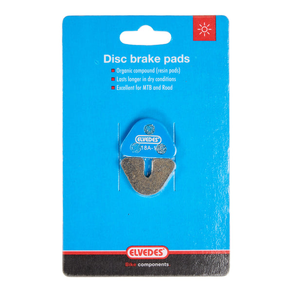 Disc brake pad set Elvedes organic Diatech Twincam (1 pair)