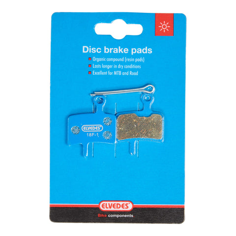Disc Brake Pad Set Elvedes Organic Diatech Anchor / Promax DSK-910 (1 Pair)
