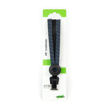 Widek triobinder eye met haak 3x12mm zwart blauwgrijs