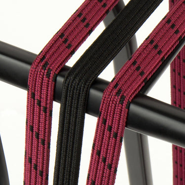 Widek triobinder eye met haak 3x12mm zwart bordeaux