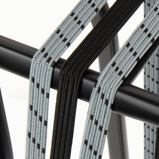 Widek triobinder eye met haak 3x12mm zwart steengrijs