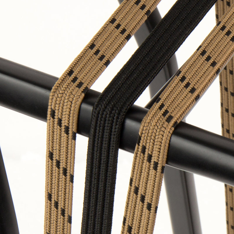 Load image into Gallery viewer, Widek triobinder eye met haak 3x12mm zwart chinin
