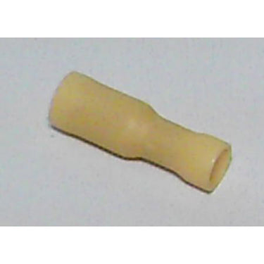 Bofix kabelschoen amp vrouw rond 4,0mm geel (25st)