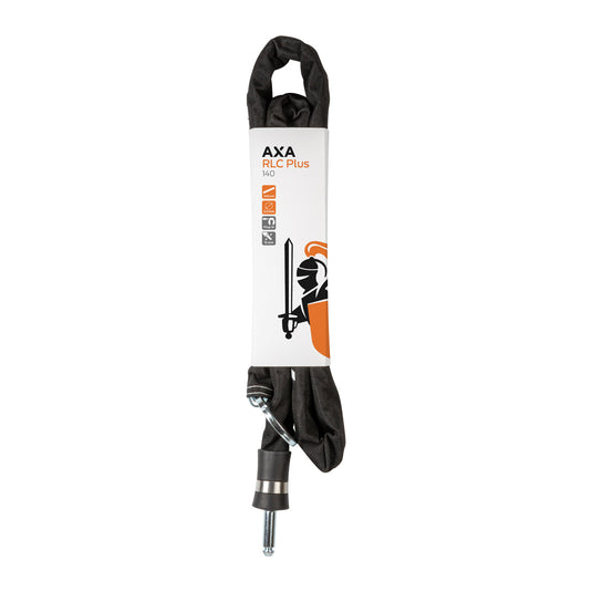 AXA RLC Plus 140 - insteekketting - 140 cm - zwart - fietsbeveiliging - geen ART