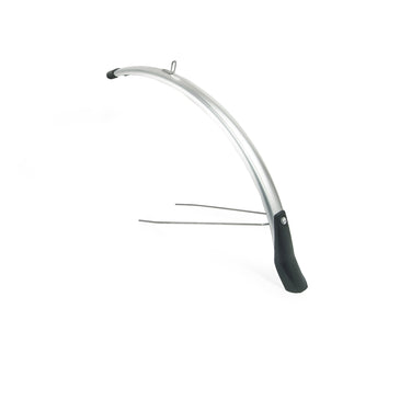 spatbordenset Snello 28 inch 46 mm kunststof zilver