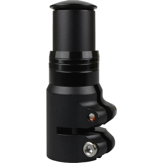 adapter 28,6 50 28,6 mm mat zwart