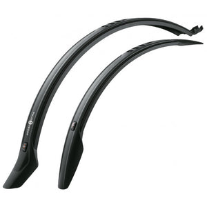 Sks stel spatborden 28 opdruk universeel zwart framebev.