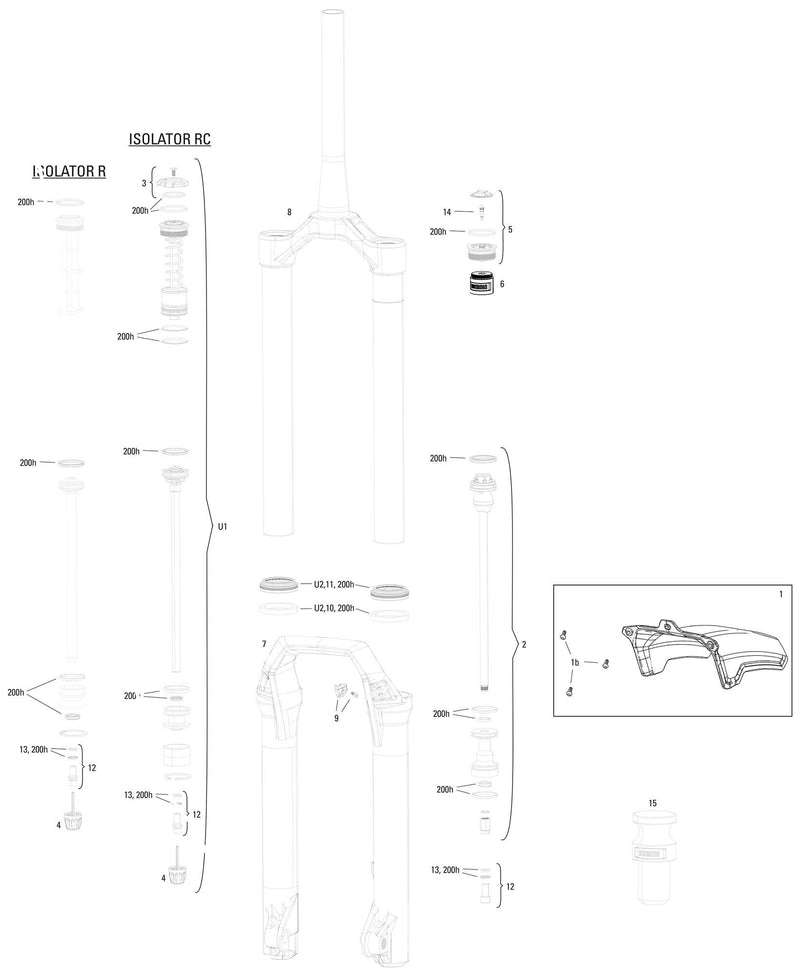 Load image into Gallery viewer, Rockshox verende voorvork domain rc3 susp.fork rs domain gold is. rc3 27,5 boost 180mm
