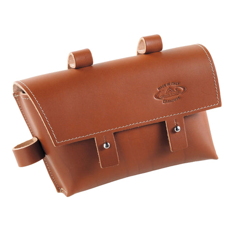 Monte Grappa frame bag leather Brandy