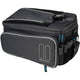 Basil Sport Design Trunkbag - Grijze fietsbagagedragertas, 7-15L, waterafstotend, voor reguliere fiets en e-bike