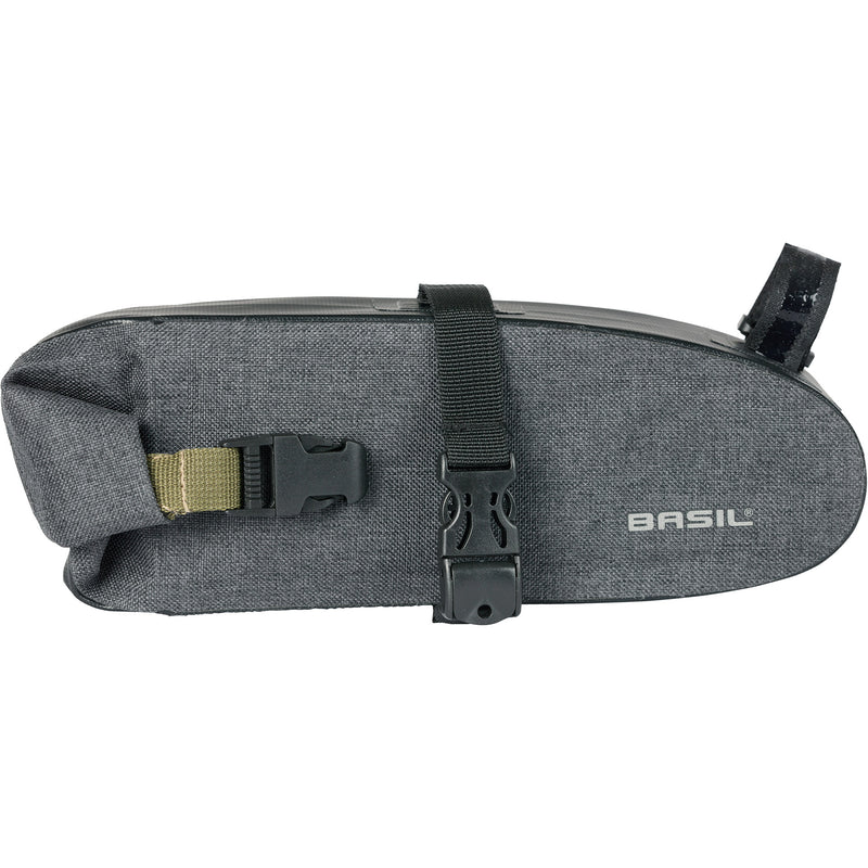 Load image into Gallery viewer, Basil Navigator Storm zadeltas - compacte fietstas - unisex - fiets - zwart

