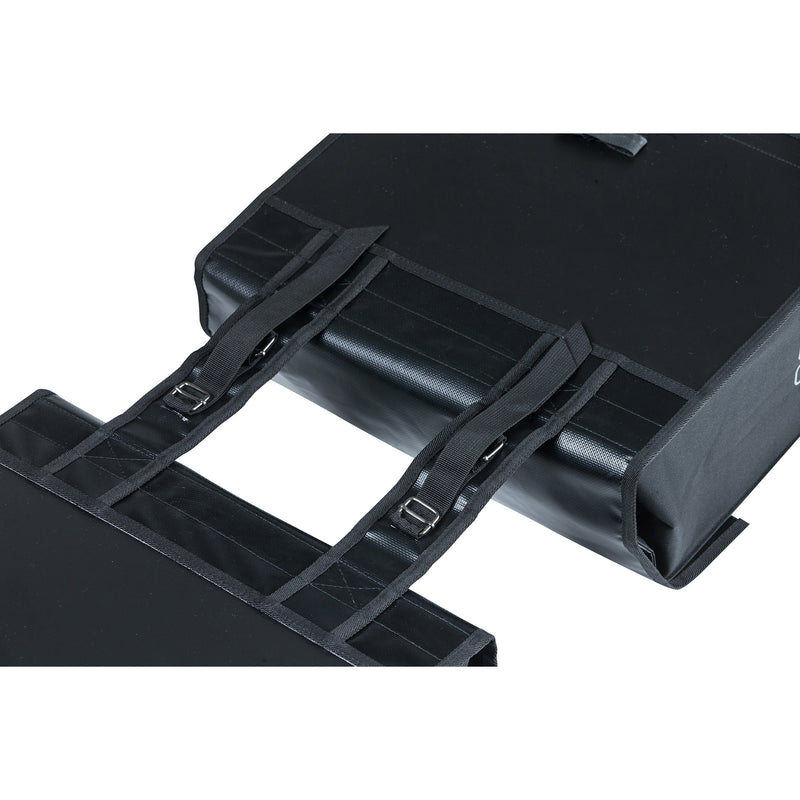 Load image into Gallery viewer, Basil Urban Load Dubbele Fietstas - Zwart
