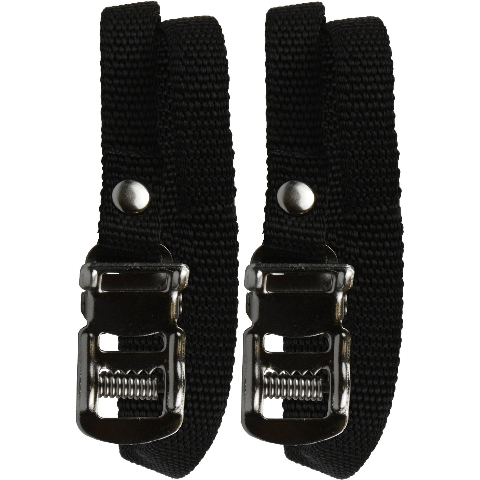 VWP Set toeclip straps black nylon bicycle carrier strap per 2 pcs