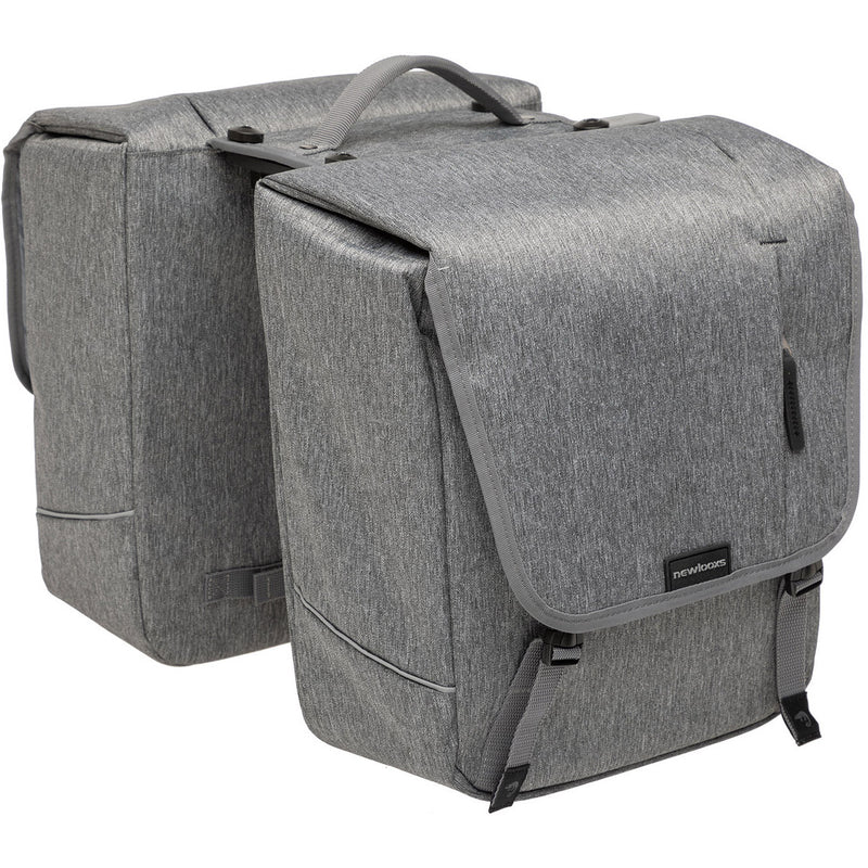 Load image into Gallery viewer, New Looxs Nova Double - Dubbele fietstas, grijs
