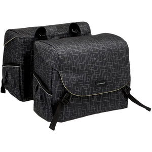 Mondi Joy Dubbele Fietstas - Waterafstotend Polyester - Zwart - 38L