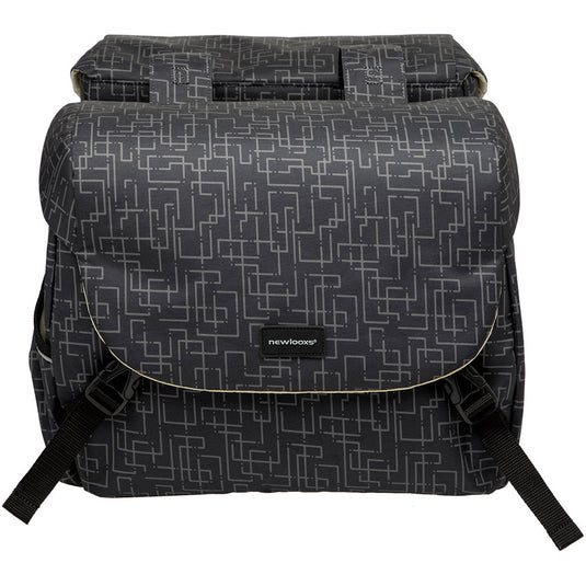 Mondi Joy Dubbele Fietstas - Waterafstotend Polyester - Zwart - 38L