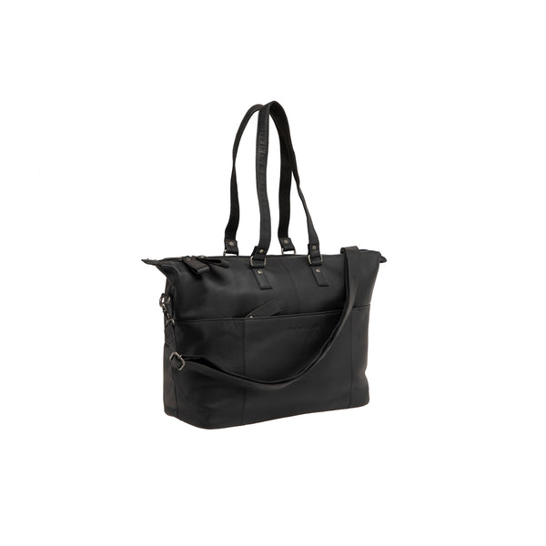 New Looxs Verla laptop tas 21L leer black