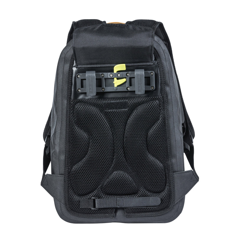 Load image into Gallery viewer, Basil Urban Dry Backpack - waterdichte fietsrugzak - grijs
