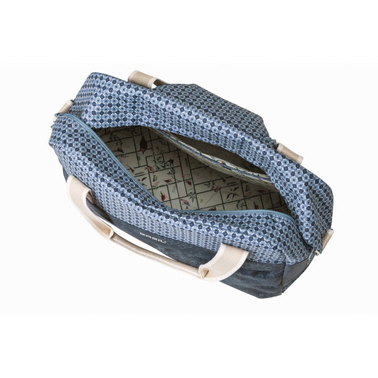 Basil Bohème fietsschoudertas - enkele blauwe fietstas (18L)