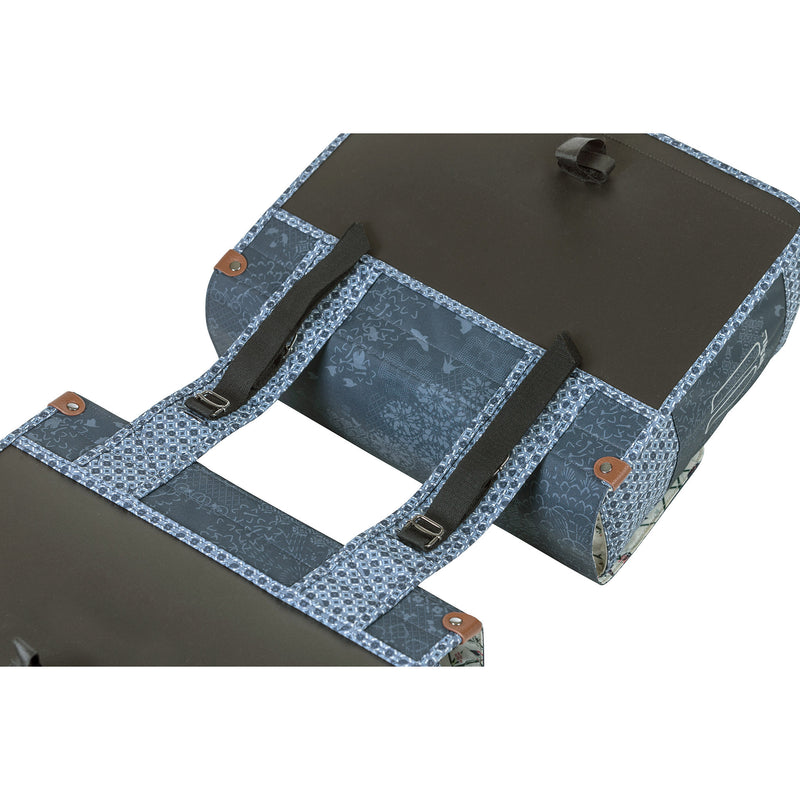 Load image into Gallery viewer, Basil Boheme Dubbele Fietstas - Blauw
