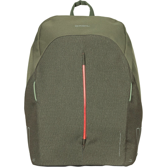 Basil B-Safe Backpack Nordlicht - Fietsrugzak - Unisex - Groen - 13L