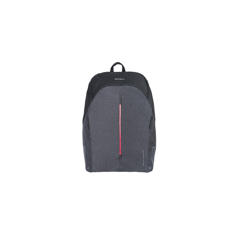 Load image into Gallery viewer, Basil B-Safe Commuter Nordlicht - compacte fietsrugzak voor elektrische fiets - 13L - zwart
