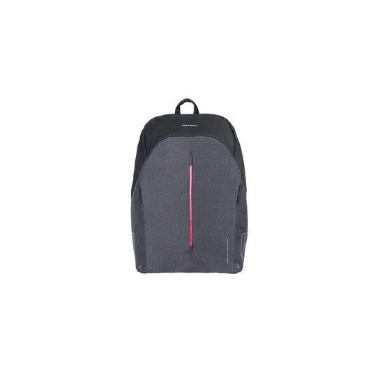Basil B-Safe Commuter Nordlicht - compacte fietsrugzak voor elektrische fiets - 13L - zwart